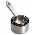 TABLECRAFT 725 Stainless Steel Measuring Cup Set, 1/4, 1/3, 1/2, 1