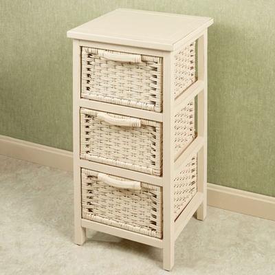 Corvaserro Storage Cabinet Whitewash, Four Drawer,...