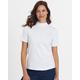 Blair Women's Essential Knit Short-Sleeve Mockneck Top - White - MED - Misses