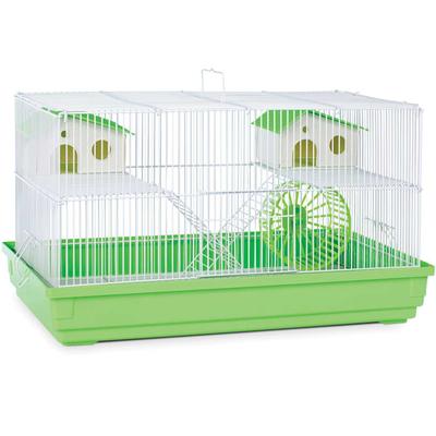 Prevue Pet Products Lime Green & White Deluxe Small Animal Cage, 23" L X 12.75" W X 12.75" H
