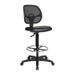 OFFICE STAR DC2990V Vinyl Drafting Chair, 24" to 34-7/8", Black