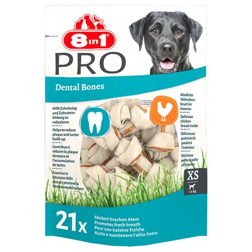 252g Pro Dental XS Kauknochen 8in1 Hundesnack