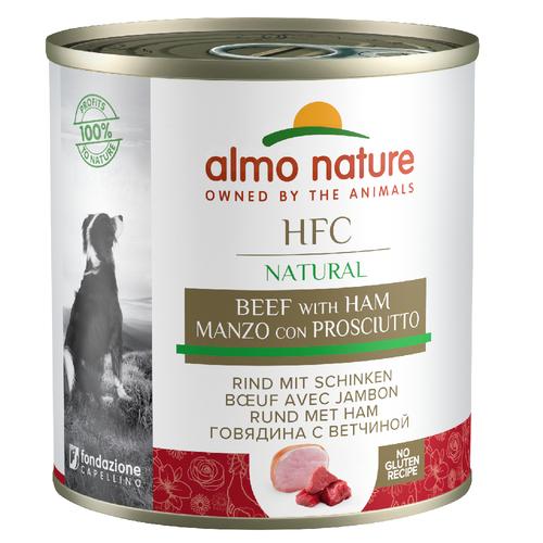 12x290g HFC - Rind mit Schinken Almo Nature Classic Hundefutter nass