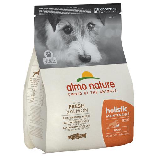 2kg Adult Lachs Reis Small Almo Nature Holistic Hundefutter trocken