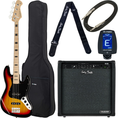 Harley Benton JB-75SB MN Vintage Seri Bundle