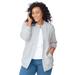 Blair Women's Iconic Fleece Jacket - Grey - 3XL - Womens