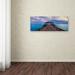 Trademark Fine Art "Dock of the Bay" by David Evans Photographic Print on Wrapped Canvas Canvas | 8 H x 24 W x 2 D in | Wayfair DE0004-C824GG