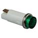 DAYTON 22NY51 Raised Indicator Light,Green,120V