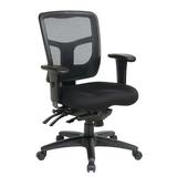 OFFICE STAR 92893-30 Managerial Chair, Fabric, 18-1/4" to 22" Height,