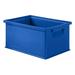 SSI SCHAEFER 1463.130906BL1 Straight Wall Container, Blue, Polyethylene, 13 in