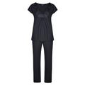 Indulgence Pyjamas (Maternity & Nursing) in Jet Black (Small - UK 8)