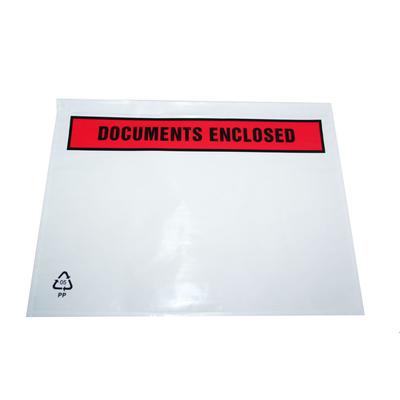 500 A4 Document Enclosed Wallets 328x235mm Printed