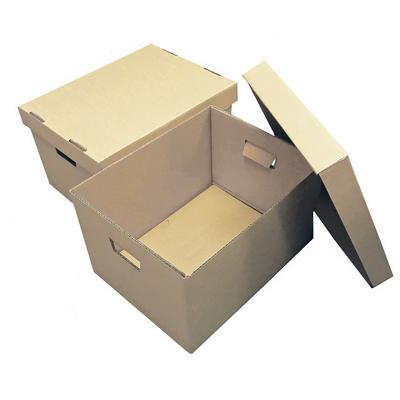 Storage & Archive Box with Base and Lid 405x318x254mm / Pack of 10