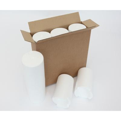 8 x Triple Bottle Packaging Polystrene & Cardboard Box 283x118x365mm