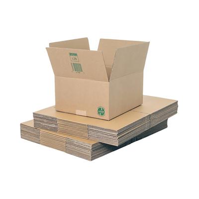 25 x Single Wall Cardboard Box 405x355x205mm