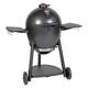 Char-Griller 45" Akorn Kamado Charcoal Grill Porcelain-Coated Grates/Cast Iron/Steel in Gray | 47.4 H x 45.2 W x 31.3 D in | Wayfair E16620