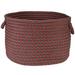 Colonial Mills Joy Fabric Basket Fabric in Green/Red | 10 H x 14 W x 14 D in | Wayfair JB03A014X010