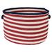 Colonial Mills Patriot Fabric Basket Fabric in Red/White | 10 H x 14 W x 14 D in | Wayfair PE75A014X010