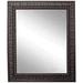 Redding Dark Mahogany 26 1/2" x 32 1/2" Wall Mirror