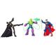 DC Comics - Total Heroes Action Figure 3 Pack - Superman - Batman - Lex Luthor - Toy Playset