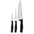 Henckels Silvercap 3-piece Starter Knife Set Stainless Steel in Black/Gray | Wayfair 13582-002