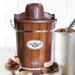 Nostalgia Electric Bucket Ice Cream Maker w/ Easy-Carry Handle, Makes 4-Quarts in Minutes, Frozen Yogurt, Gelato, Made From Real in Orange | Wayfair