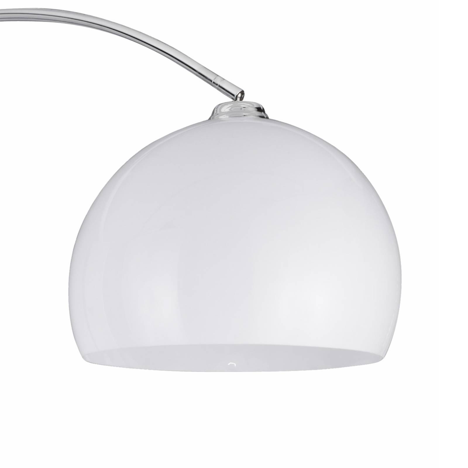 Searchlight Bogenlampe Arcos, chrom / silber, für Wohn- / Esszimmer, Metall, Modern, Stehlampe