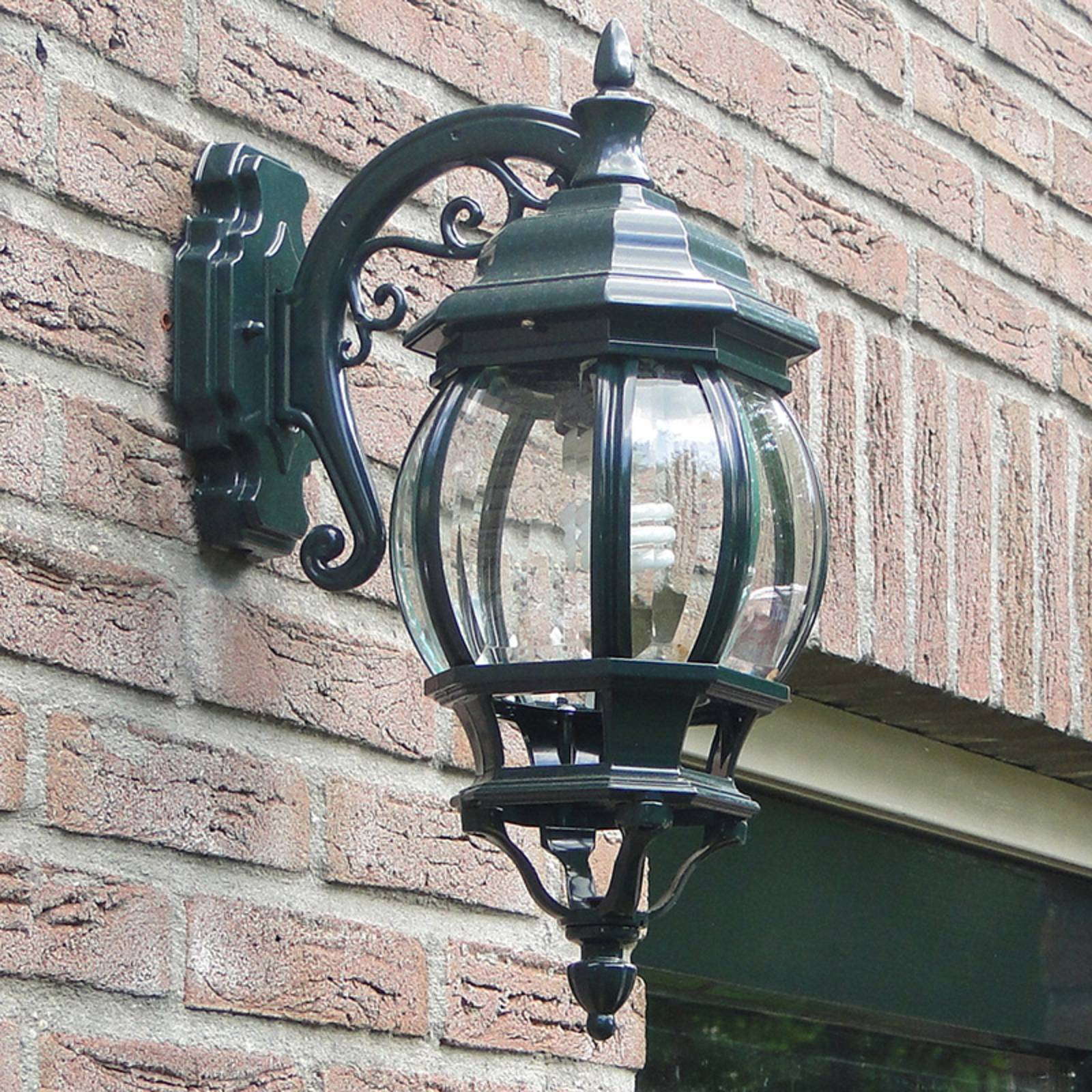 K.S. Verlichting Aussenwandleuchte ANDREW, dimmbar, klar / transparent, Metall, Wandleuchte außen Image