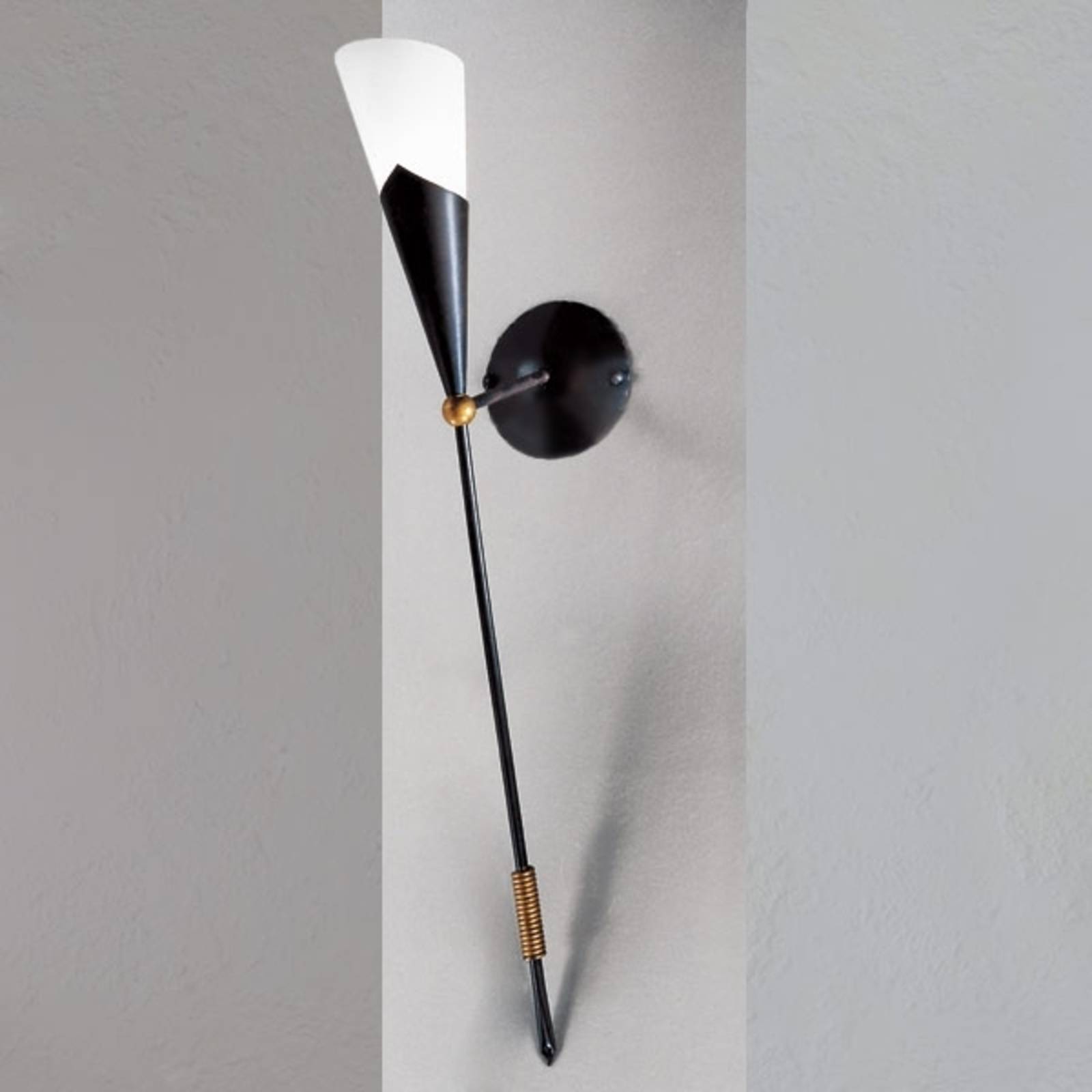 Kögl Wandfackel GRANDIO, dimmbar, braun / rost, für Wohn- / Esszimmer, Metall, Landhaus / Rustikal, Wandleuchte, Wandlampe Innen