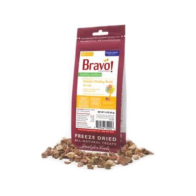 Bravo! Healthy Medley Chicken Medley Freeze-Dried Cat Treats, 1.5-oz bag