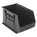 QUANTUM STORAGE SYSTEMS QUS260BK Hang & Stack Storage Bin, Black,