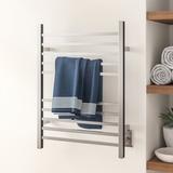 Amba Radiant Square Wall Mounted Electric Towel Warmer, Stainless Steel in Gray | 31.5 H x 23.75 W x 4.75 D in | Wayfair RSWH-B