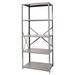 Hallowell Hi-Tech Free Standing 5 Shelves Shelving Unit Wire/Metal in Gray | 87 H x 48 W x 18 D in | Wayfair F5710-18HG