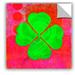 ArtWall Shamrock' by Elena Ray Removable Wall Decal Canvas/Fabric in Green/Red | 14 H x 14 W in | Wayfair 0ray041a1414p