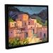 ArtWall Taos Pueblo by Rick Kersten - Print on Canvas in Green/Indigo/Pink | 18 H x 24 W x 2 D in | Wayfair 0ker016a1824f