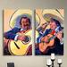 ArtWall Mariachi De Cabo by Rick Kersten 2 Piece Painting Print on Wrapped Canvas Set Canvas in White | 36 H x 48 W x 2 D in | Wayfair