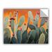 ArtWall Cactus Orange by Rick Kersten Removable Wall Decal Canvas/Fabric in Brown/Green | 14 H x 18 W in | Wayfair 0ker111a1418p