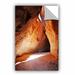 ArtWall Utah -Buckskin Gulch by Dan Wilson Removable Wall Decal Canvas/Fabric in Brown | 18 H x 12 W in | Wayfair 0wil026a1218p