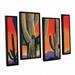 ArtWall Saguaro Dawn by Rick Kersten 4 Piece Framed Graphic Art on Canvas Set Canvas in White | 24 H x 36 W x 2 D in | Wayfair 0ker127i2436f