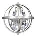 Allegri by Kalco Lighting Catel 2-Light Candle Wall Light in Gray | 17.7 H x 16.8 W x 16.8 D in | Wayfair 026120-030-FR001