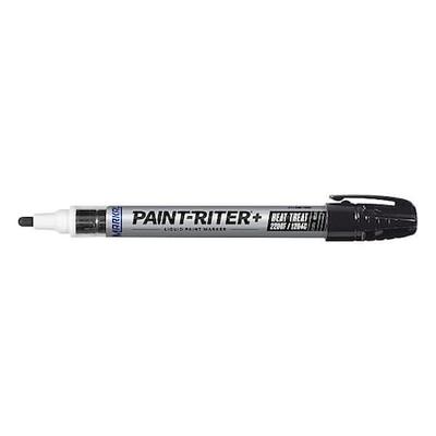 MARKAL 97303 Paint Marker, Medium Tip, Black Color Family, Paint