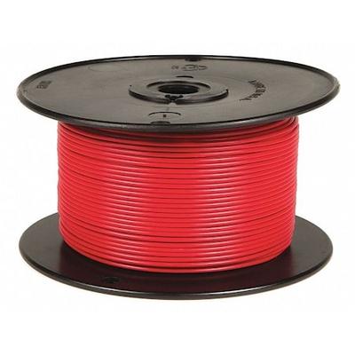 GROTE 87-7500 Primary Wire, GPT, 14 AWG, 1C C, Red, PVC, Stranded, 60V, 500 ft.