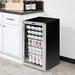Whynter 120 Cans (12 oz.) Freestanding Beverage Refrigerator, Stainless Steel | 33 H x 17 W x 18.5 D in | Wayfair BR-130SB