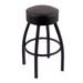 Holland Bar Stool Classic Series Swivel 25" Counter Stool Upholstered/Metal in Black | 25 H in | Wayfair C8B125BlkVinyl