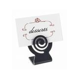 Cal-Mil Swirl Card Holder in Black | 2.5 H x 2 W x 1 D in | Wayfair 248-13