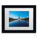 Trademark Fine Art 'Blue Hour in Front of the Eiffel Tower' by Mathieu Rivrin Framed Photographic Print Canvas | 11 H x 14 W x 0.5 D in | Wayfair