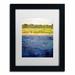 Trademark Fine Art 'Coastal Dunes' by Michelle Calkins Framed Painting Print Canvas | 14 H x 11 W x 0.5 D in | Wayfair MC0197-B1114MF