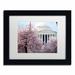 Trademark Fine Art 'Cherry Blossoms 2014-7' by CATeyes Framed Photographic Print Canvas in Red | 11 H x 14 W x 0.5 D in | Wayfair MZ0301-B1114MF