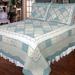 Ashley Blue Quilt Light Blue, King, Light Blue