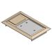 STEEL CITY 664-CST-SW-BGE Floor Box Cover,8-1/8 in.,Beige